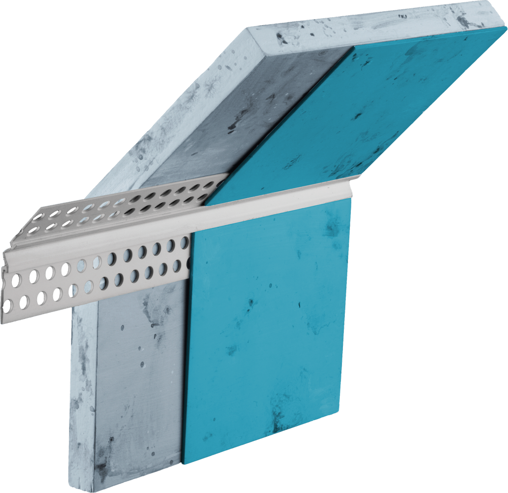 [LOP1533000001] Profile de Dilatation PVC 48mm pour Plaque de Platre, 2.5m de long