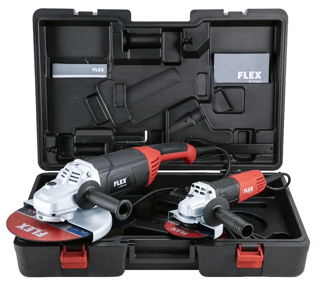 [FLEX492310] FLEX Meuleuse d'angle 2  2000 Watts + Meuleuse d'angle 1010 Watts