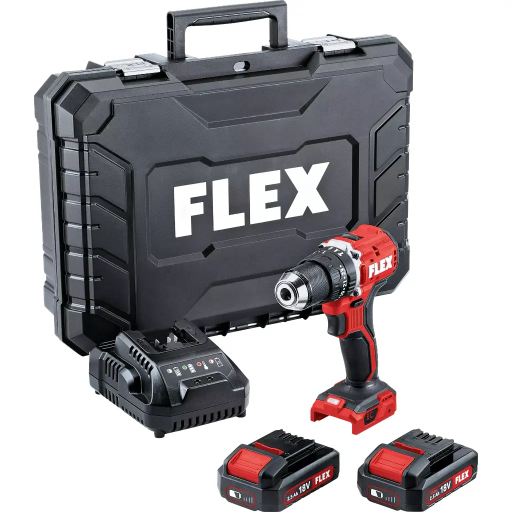 [FLEX519057] FLEX Visseuse à percussion sur batterie 18 V PD 2G 18.0-EC LD/2.5 Set