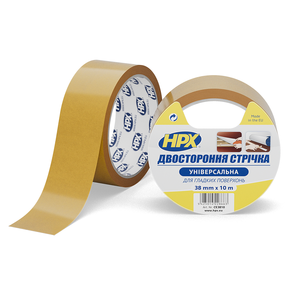 HPX Double Face 25m x 50mm Blanc