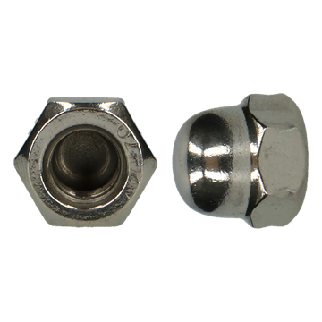 [PGB-001587A0001003] Ecrou borgne hexagonal DIN 1587 M10 A2