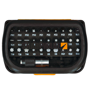 [PGB-B025SET31B] Jeu d'embouts Sharpware  31pcs + porte embout