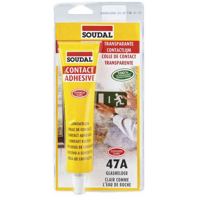 [SOU111567] Soudal Colle de Contact Transparente 47A 125ml