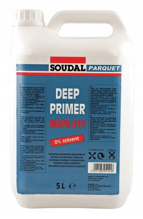 [SOU113358] Soudal Deep Primer WBPR-21P Primaire parquet