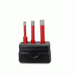 [STA5.1182] Stayer Forets diamant vacuum brazed vacuum brazed grès cérame pour Maçonnerie, Set de 3 Pcs de Ø6mm Ø8mm Ø10mm HEX