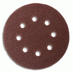 [STA12.827] Stayer Papiers abrasifs disque ø125 avec 8 trous, Set de 5 - P180