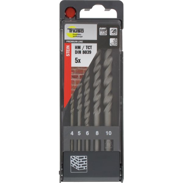 [TRI34STEIN5] Steinbohrerset sandgestr. 5tlg ø4-5-6-8-10mm