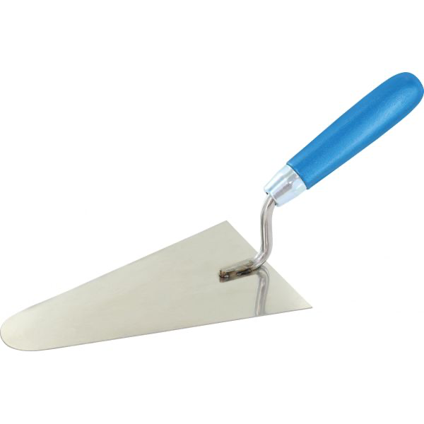 Italienische Maurerkelle 180mm ger. Hals, Edelstahl rostfrei