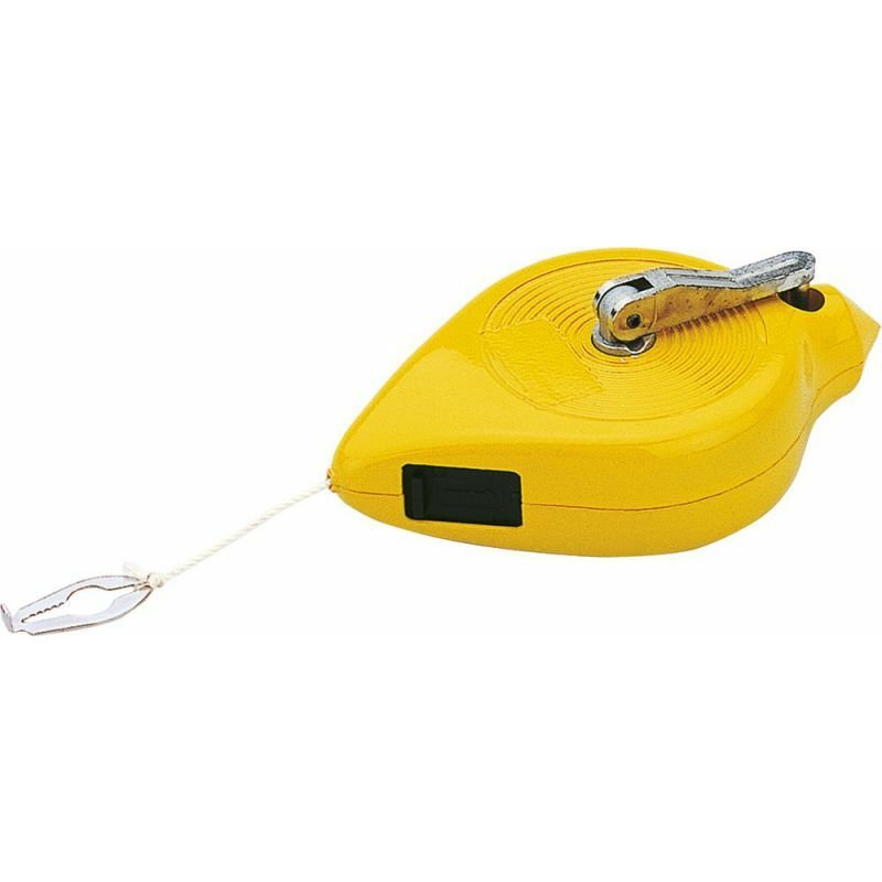 [TRISSG] Schlagschnurgerät/Senklot schwere Metallausführung, 30m - Marqueur de ligne à la craie / fil à plomb, Cordon 30m