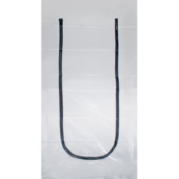 Staubschutz-Tür mit Reißverschluss - Dust protection door