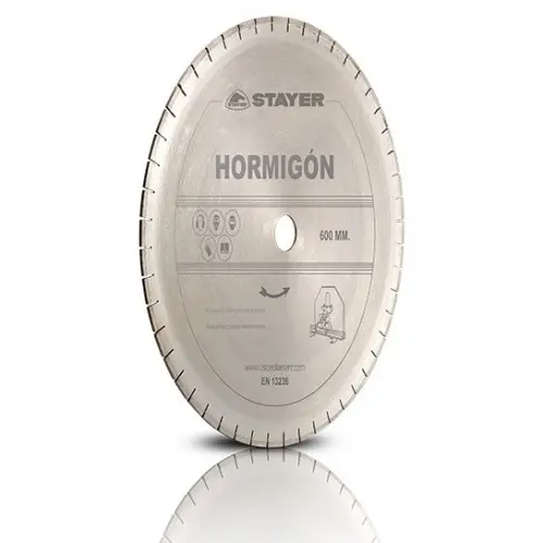 [STA100.990/5.000.595] Stayer Disque de coupe pour Scie à sol Ø500x25.4mm H10 (Ø500x25.4mm - Béton et Béton armé Haute Performance)