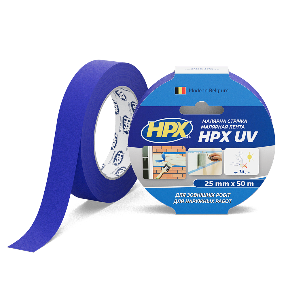 [HPXMU2550] Ruban de masquage UV bleu (25mmx50m)