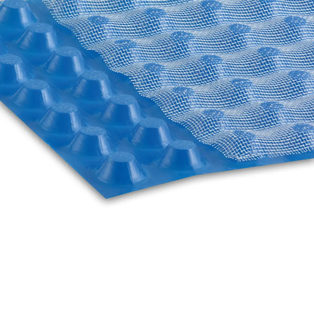 [BLA524-900] DRAIN-MAT Natte à plots en polyéthylène avec grille à mailles serrées 15m²