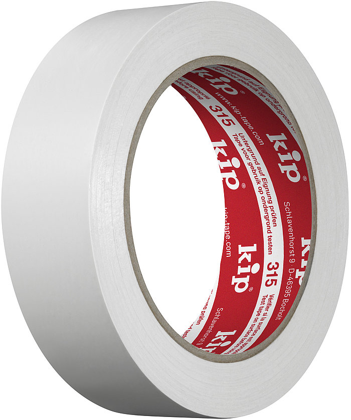 [KIP315-53] 315 Kip Ruban PVC de protection - lisse - 33m (30mmx33m, Blanc - Weiß)