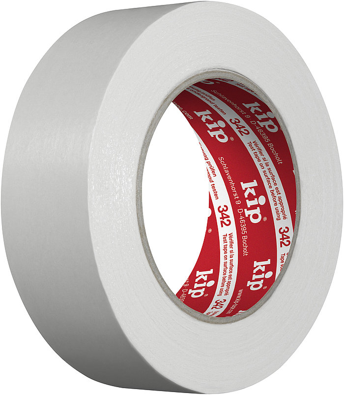 342 Kip Ruban toilé pour moquette - blanc 25m