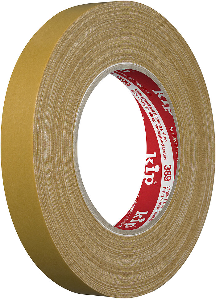 389 Kip Ruban pour moquette - retirable - brun 25m
