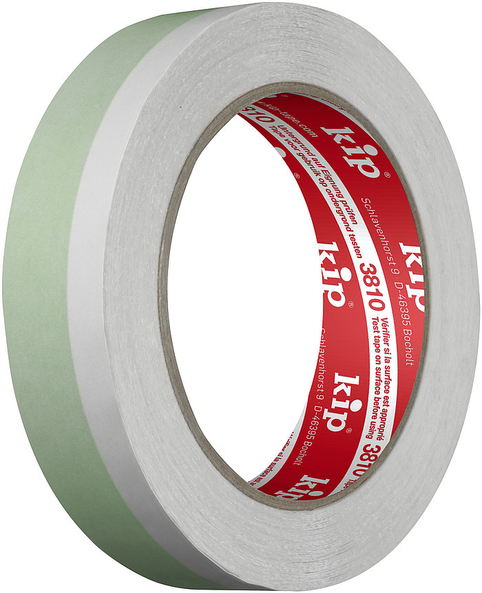 3810 Kip Duoband - vert/blanc 25m