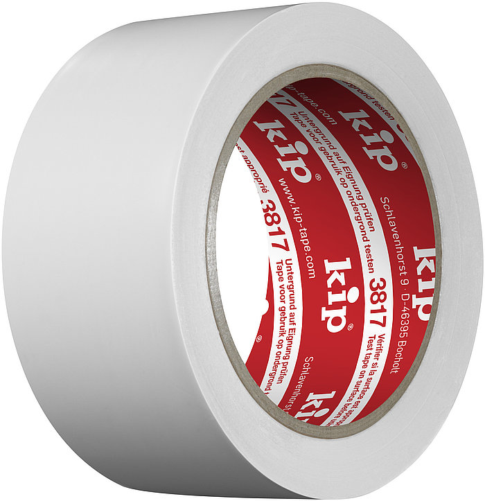 3817 Kip Ruban PVC de protection - lisse - blanc 50mm x 33m