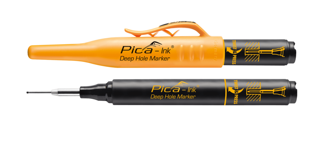 [PIC15046] Pica INK deep-hole-marker,  Marqueur trous profonds (Black, Sans Blister)
