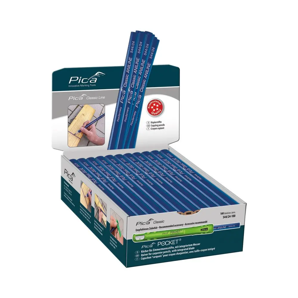 [PIC54424100] Copying pencil - Crayon à copier ANILINE, 24cm, 100pc