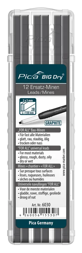 [PIC6050] Pica BIG-Dry Refill-set (Charpentier 2H, Sans Blister)