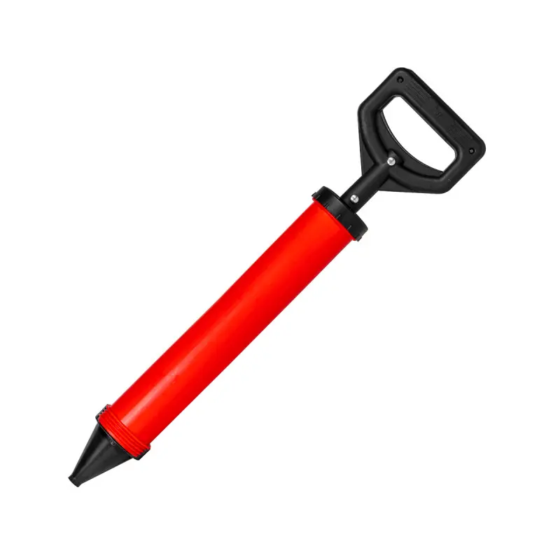 Manual pump for construction materials