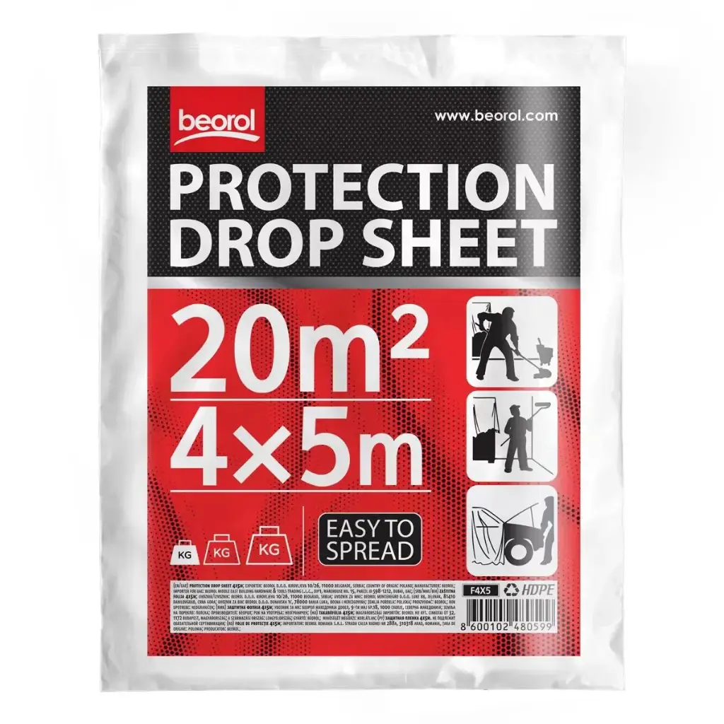 [BEOF4X5] Protection drop sheet (4x5m)