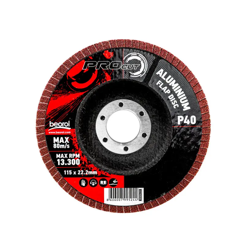 [BEOBD40A115] 115 Flap Disc Aluminum grit (Grit 40)