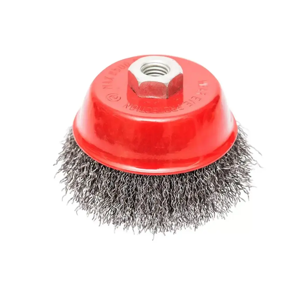 [BEOCCL100BR] Cup brush M14*2 (Crimped steel wire 0.30, 100mm)