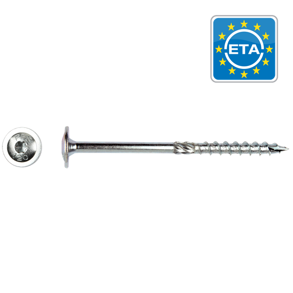 [PGB-PFETTG001006001803] PFS vis à bois TB à emb.T30 (Ø6x180 Zn)