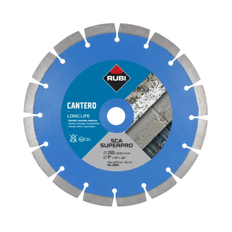 Disque diamanté segmenté "CANTERO" SCA 230 SUPERPRO