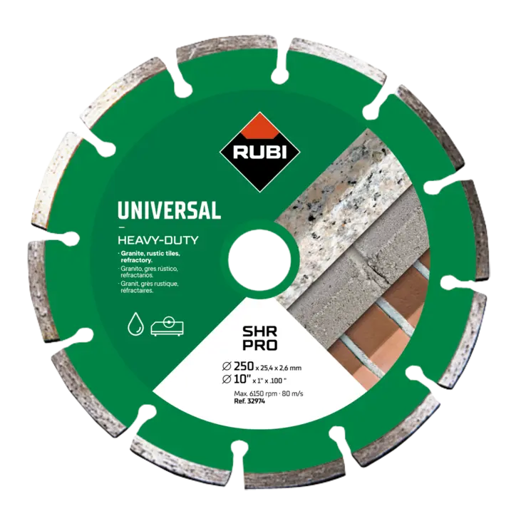 Disques diamantés à Eau pour matériaux de construction coupe à eau (SHR)