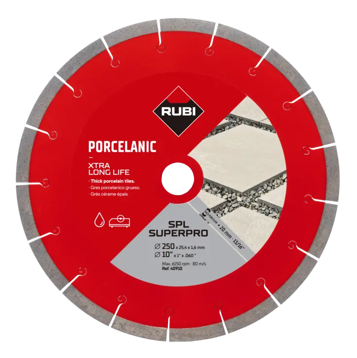 Disque diamanté pour grès Cérame SPL 250 EXT SUPERPRO