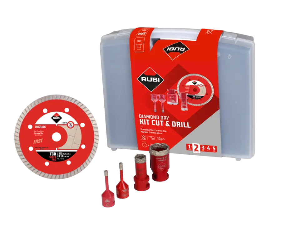 [RUB68923] PERÇAGE Kit disque TCR et Trépans DRYGRES