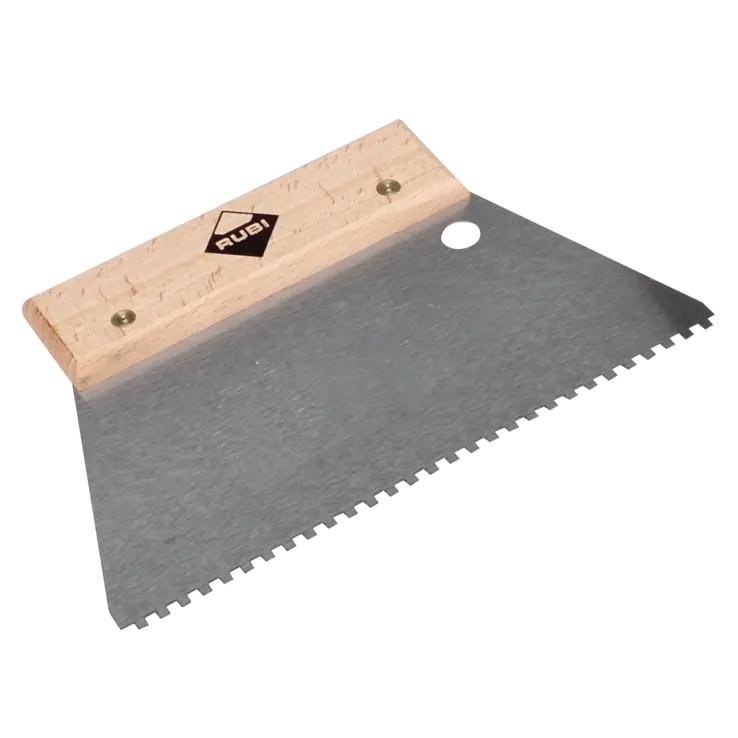 [RUB71923] SPATULES LISSES ET SPATULES-PEIGNES MANCHE BOIS 18 cm ((3 x 3))