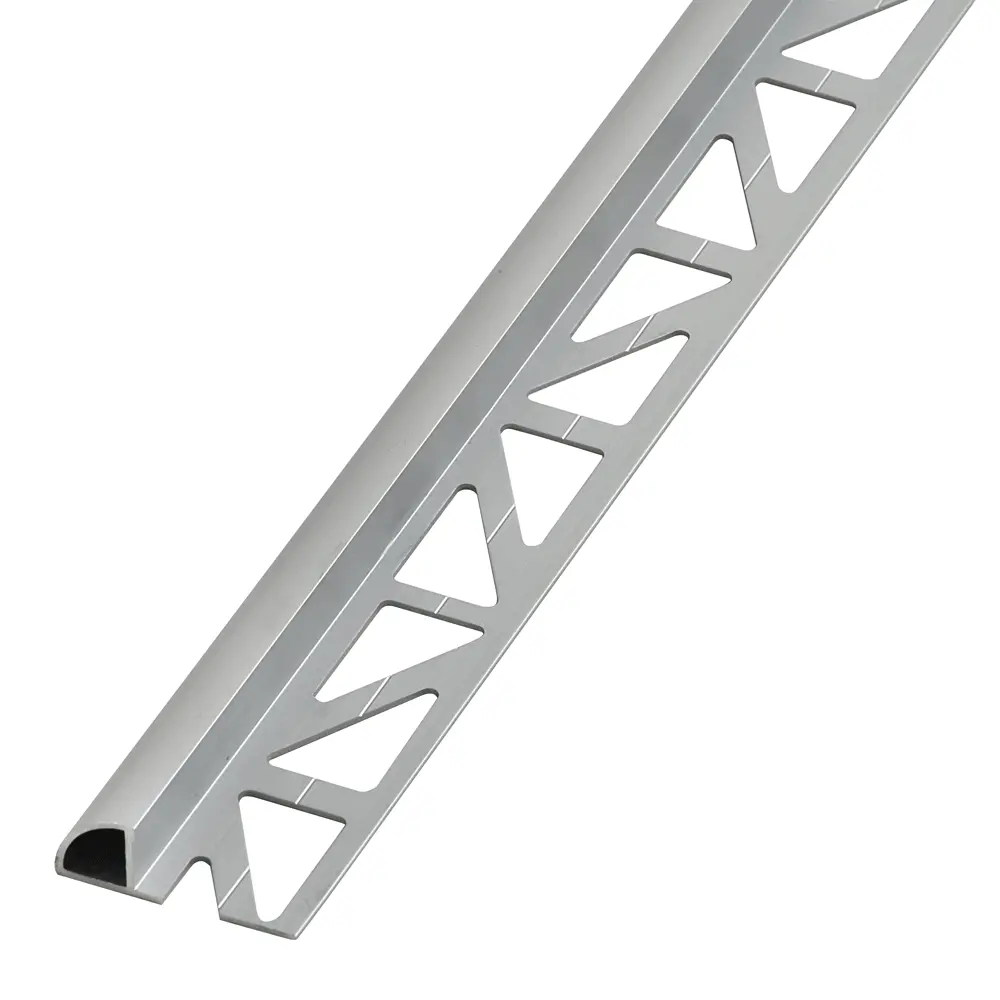 [BLA347-410-060] Profilé de finition pour carrelage quart de rond Alu anodisé argent mat 3m (Profil 6mm)