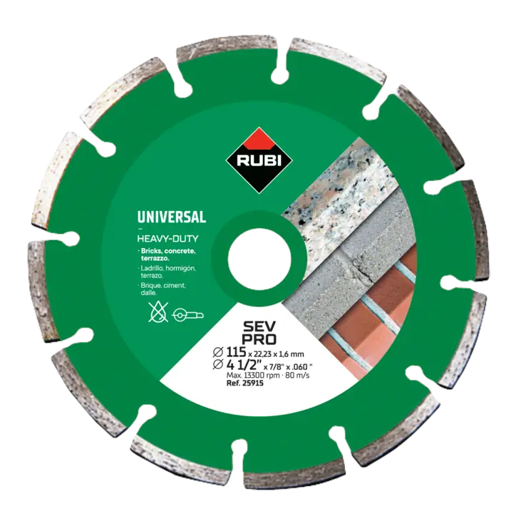 Disques diamantés à sec segmenté (SEV)