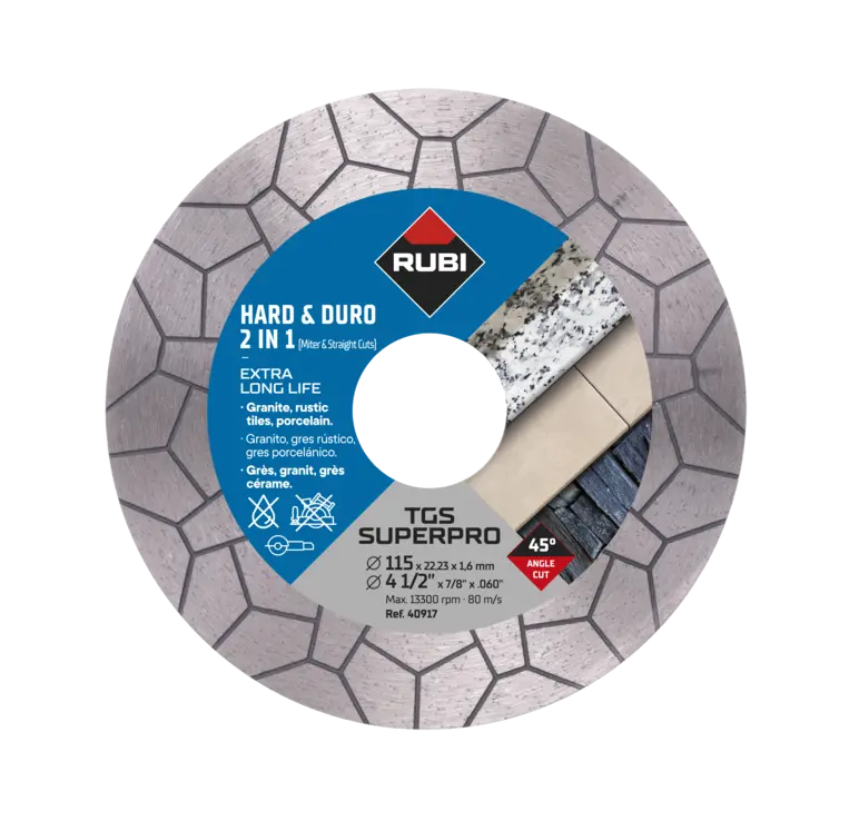 [RUB40917] Disque diamanté turbo viper Mitre & Straight (TGS) (115 SUPERPRO)