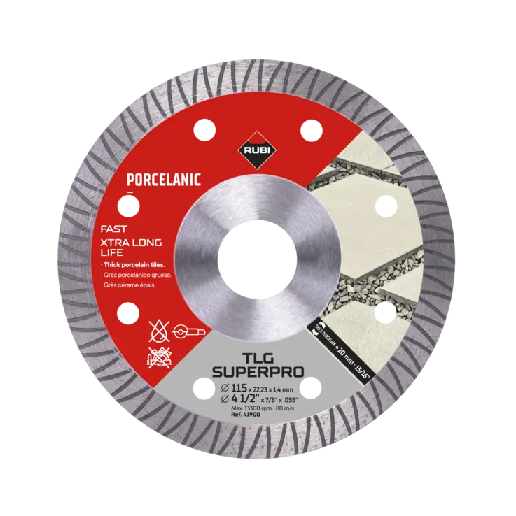Disque diamanté pour grès Cérame EXT SUPERPRO (TLG) EXT
