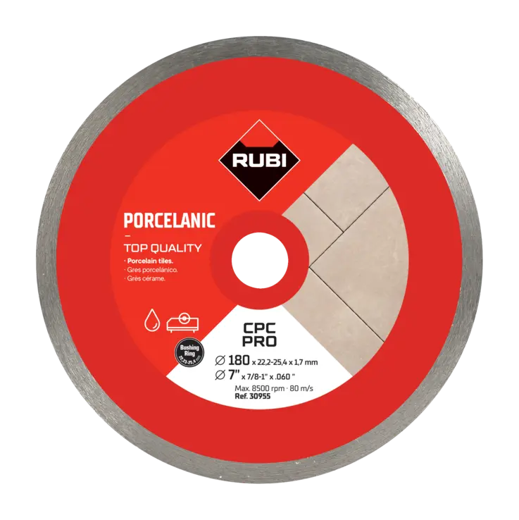 Disque jante continue (CPC) grès porcelaine