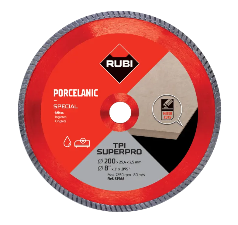 [RUB31966] Diamant turbo grès cérame onglet (TPI) (200 SUPERPRO)