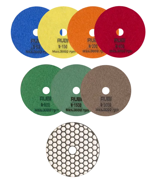 Disque diamant polissage et ponçage à sec Ø100mm