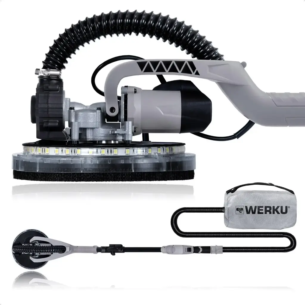 [WK403070] PONCEUSE CIRCULAIRE MURS-PLAFONDS (225mm 750W 1.50m Suction Hose)