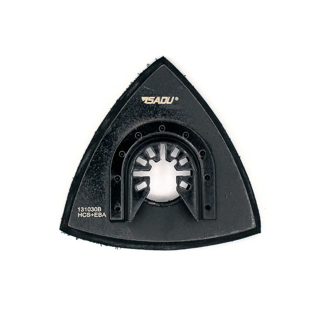 [SAD131030B] Plaque de ponçage pour velcro triangle 93x93x93mm Delta