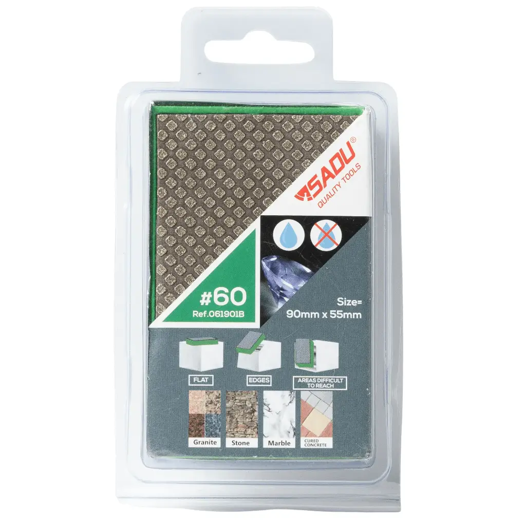 Bloc à poncer diamanté 90x55mm