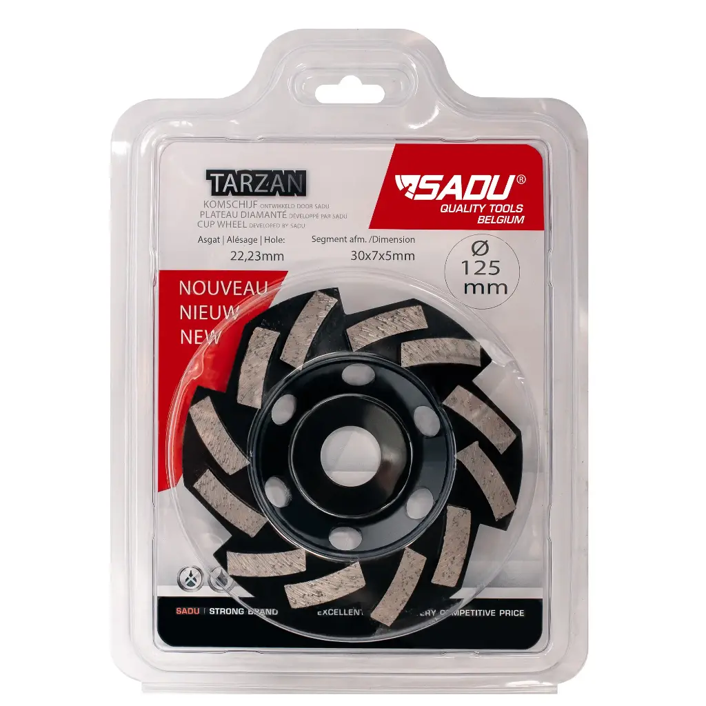[SAD063475B] Plateau diamanté Universel Ø125mm (Premium 125x22,23mm Tarzan)