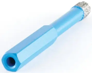 Trépans Diamant “FAST” pour perçage à sec ou à l’eau avec raccord hexagonal 9mm