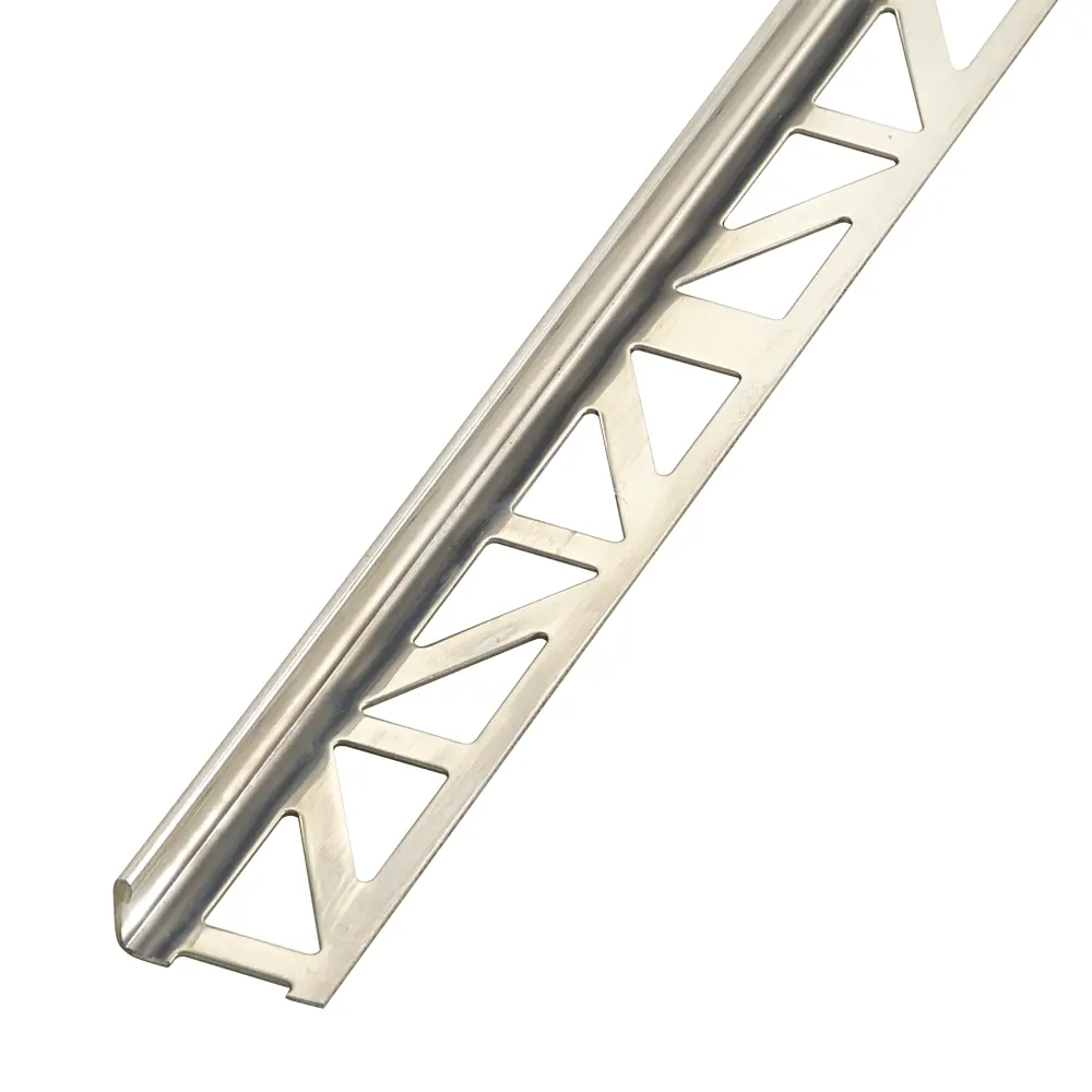 Profilé de finition pour carrelage Equerre de protection Inox 2,50m