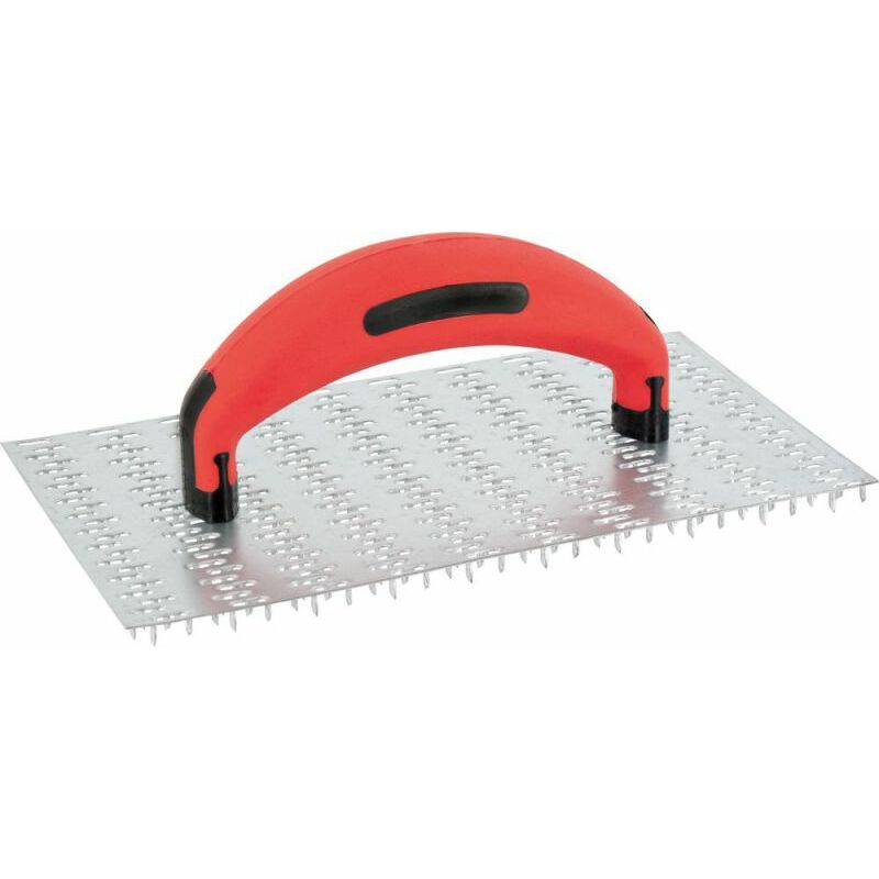 [TRI03509] Edelputzkratzer 250x145mm, Zahnlänge 7,5mm, f. Mineralputz - Grattoir à plâtre