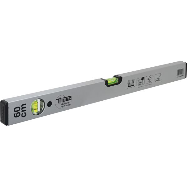 TRIUSO - Alu-Wasserwaage eloxiert, Genauigkeit 1,0mm/m - Niveau à bulle anodisé, précision 1,0 mm/m